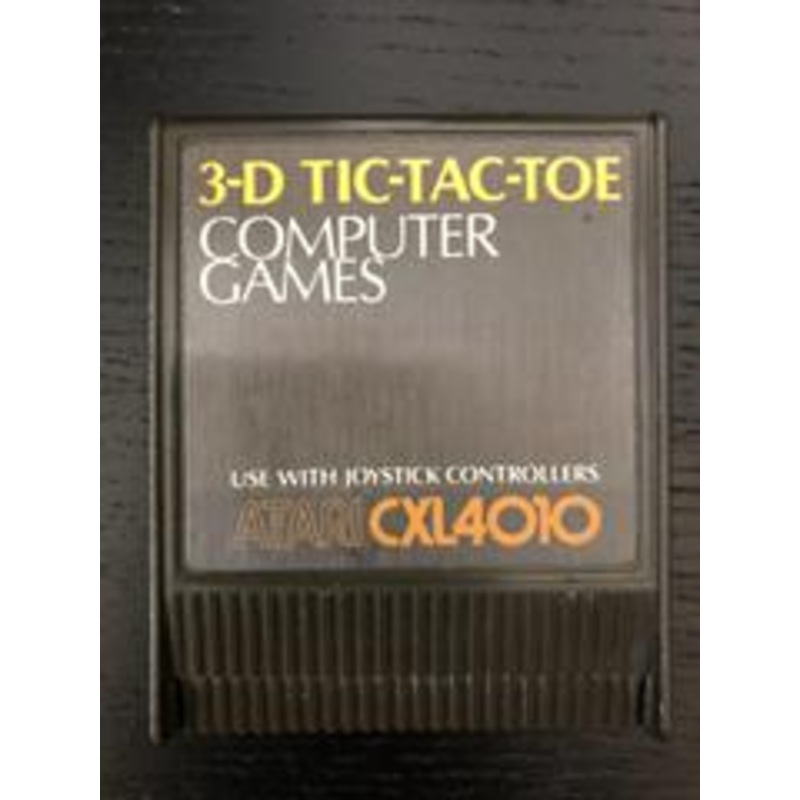 3-D Tic-Tac-Toe – Atari 400 – Used (Fair Condition)